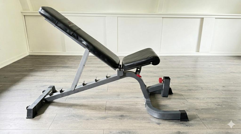 PowerMark 430C Verstelbare Trainingsbank, Ophalen, Gebruikt, Benen, Fitnessbank