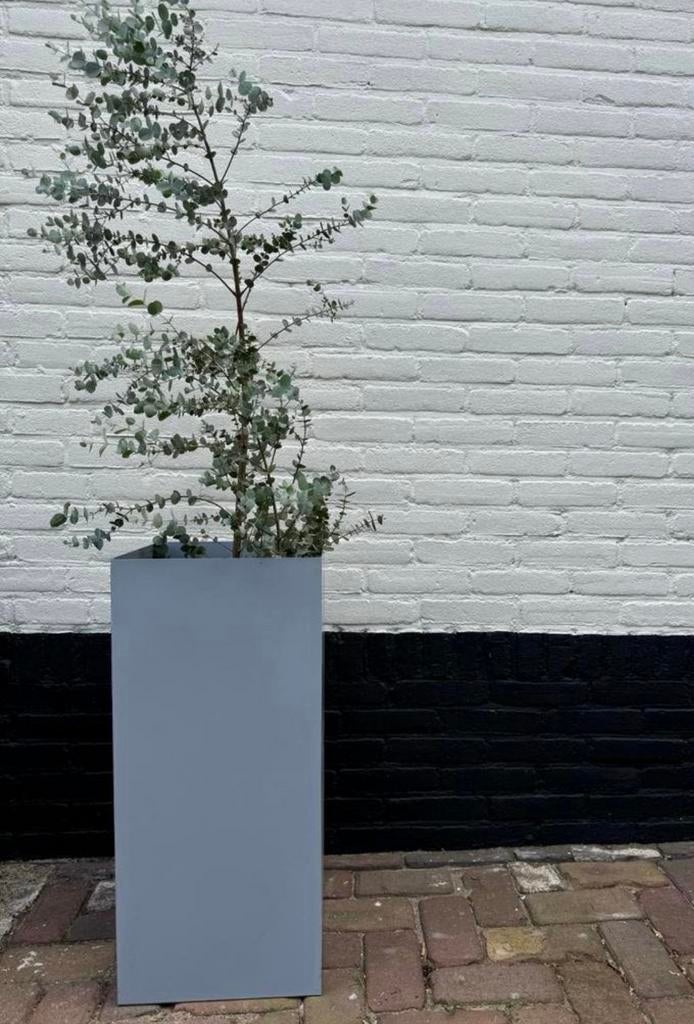 Metalen prullenbakken bloembakken bakken, Ophalen