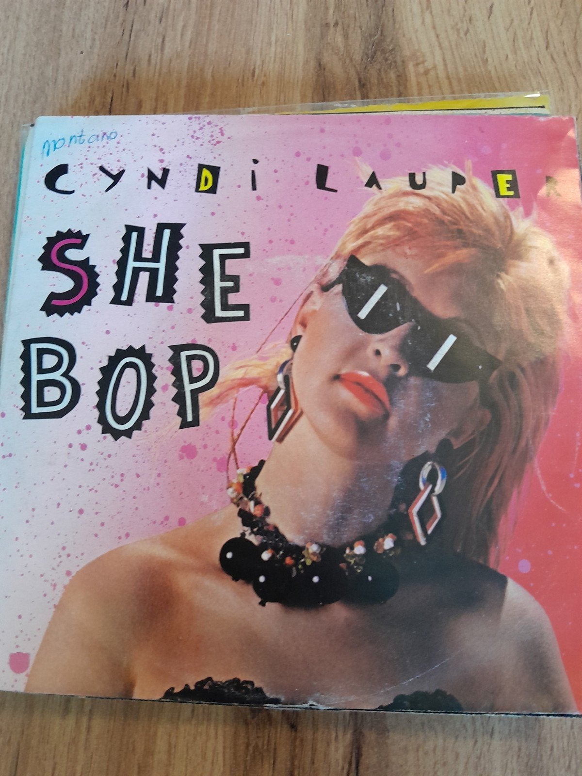 cyndi lauper 7inch she bop, Ophalen of Verzenden, Zo goed als nieuw, Pop