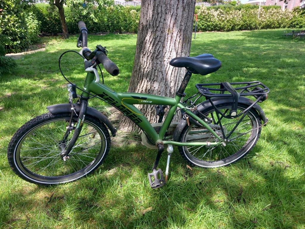 Groene kinderfiets 20 inch - Gebruikt, Ophalen, Gebruikt, 20 inch of meer