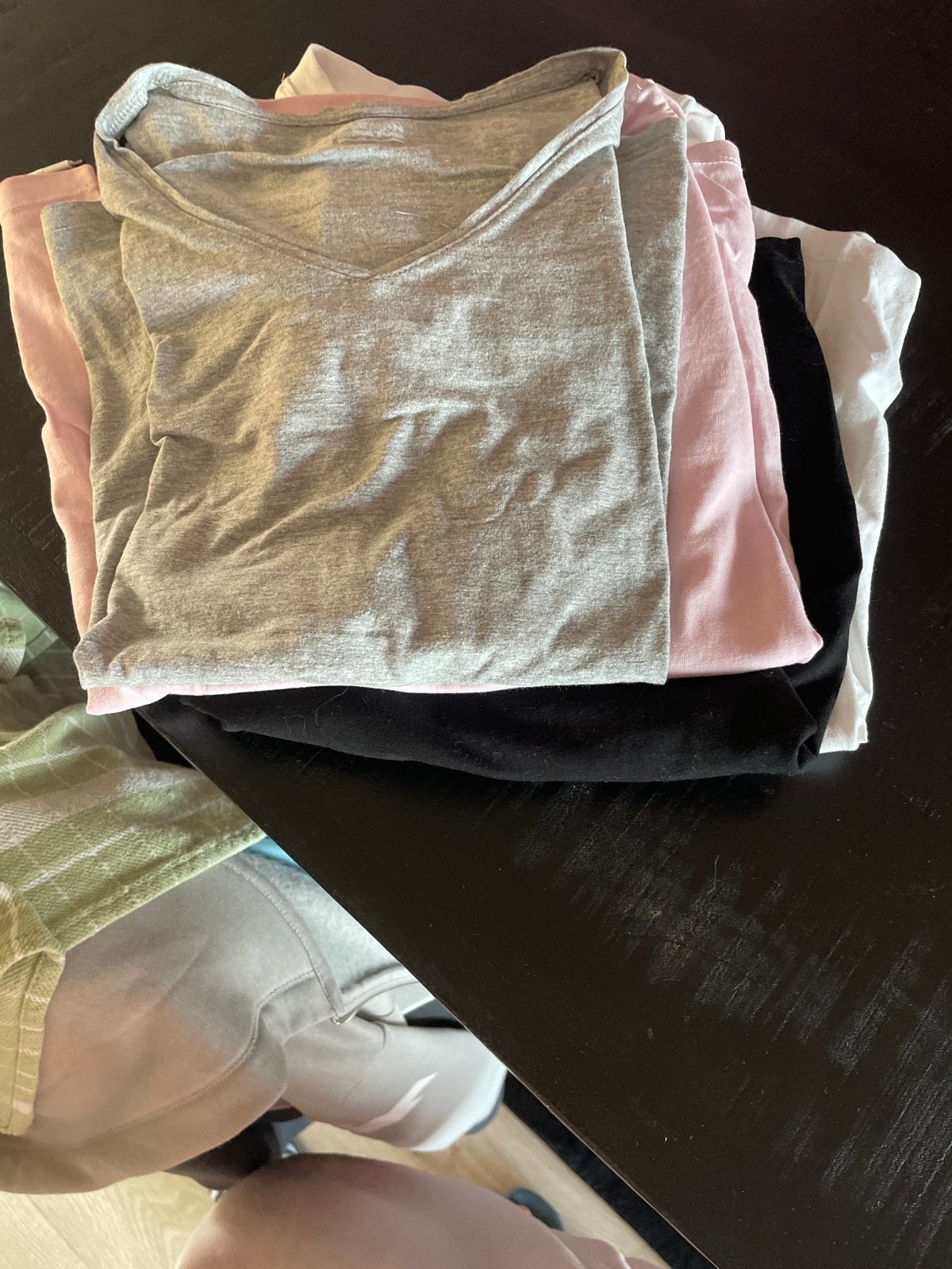 Diverse T-shirts met V-hals - Maat M, Kleding | Dames, Meerkleurig, Korte mouw, Gedragen, Ophalen