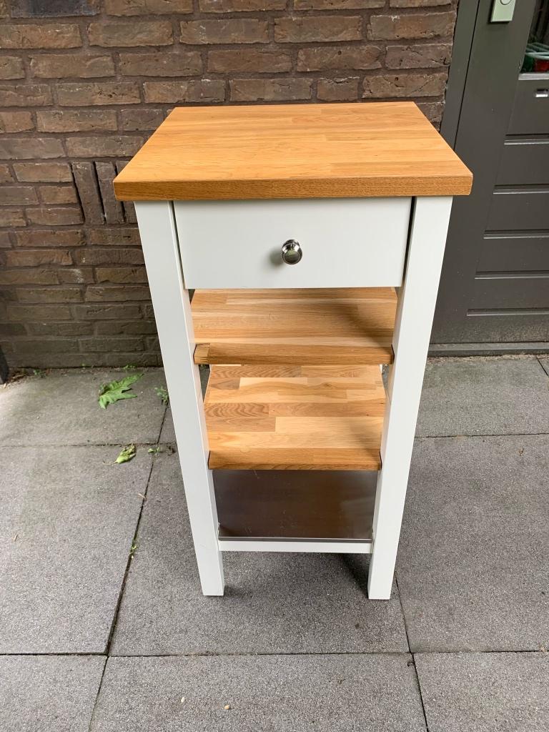 Keukentrolley, Huis en Inrichting, Keuken | Keukenelementen, Ophalen, Gebruikt, Wit, 50 tot 100 cm
