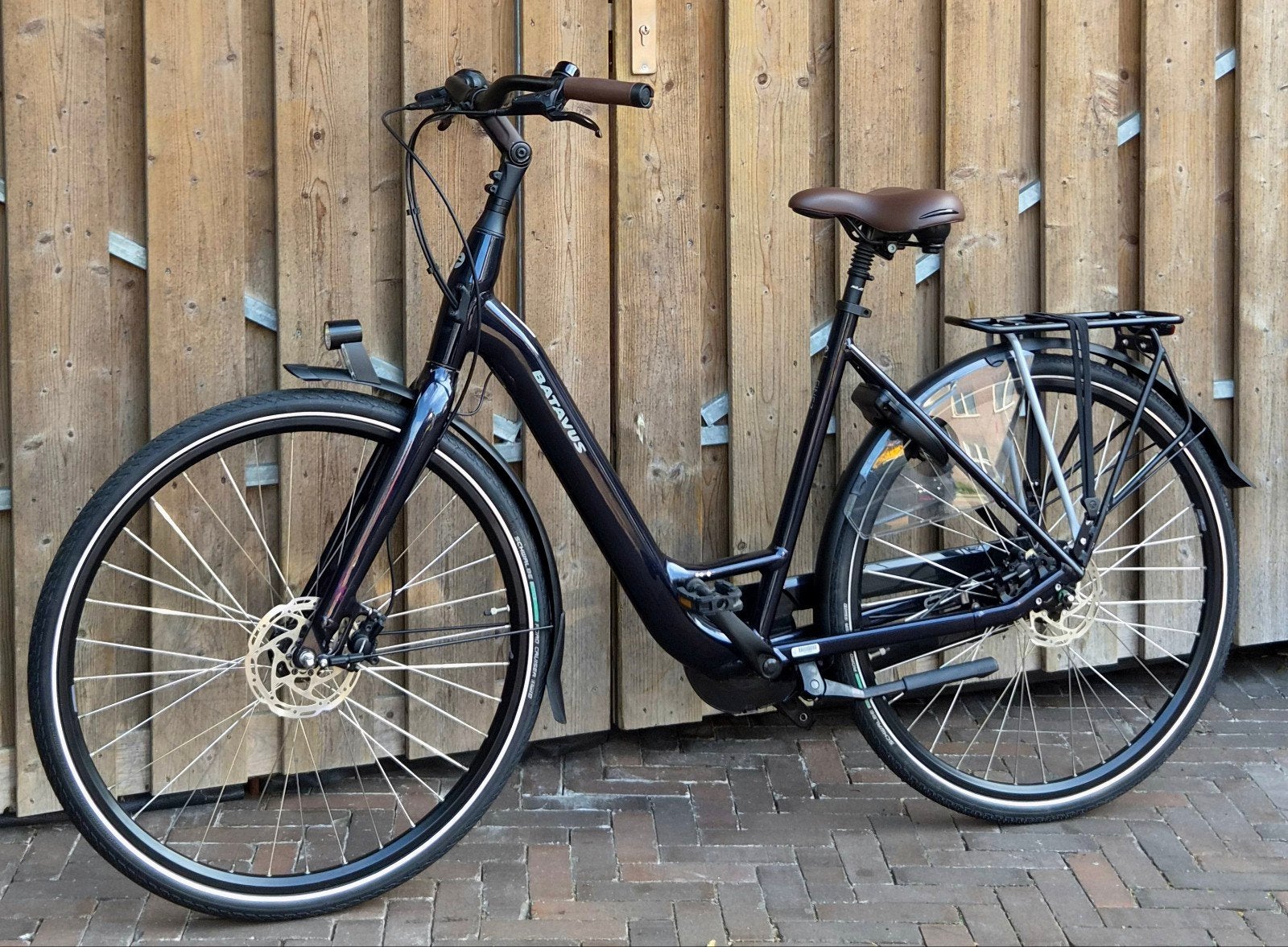 2023 Batavus Finez Damesfiets | Hydraulische Remmen | Nexus7, Ophalen, (Extra) lage instap, Batavus, Zo goed als nieuw