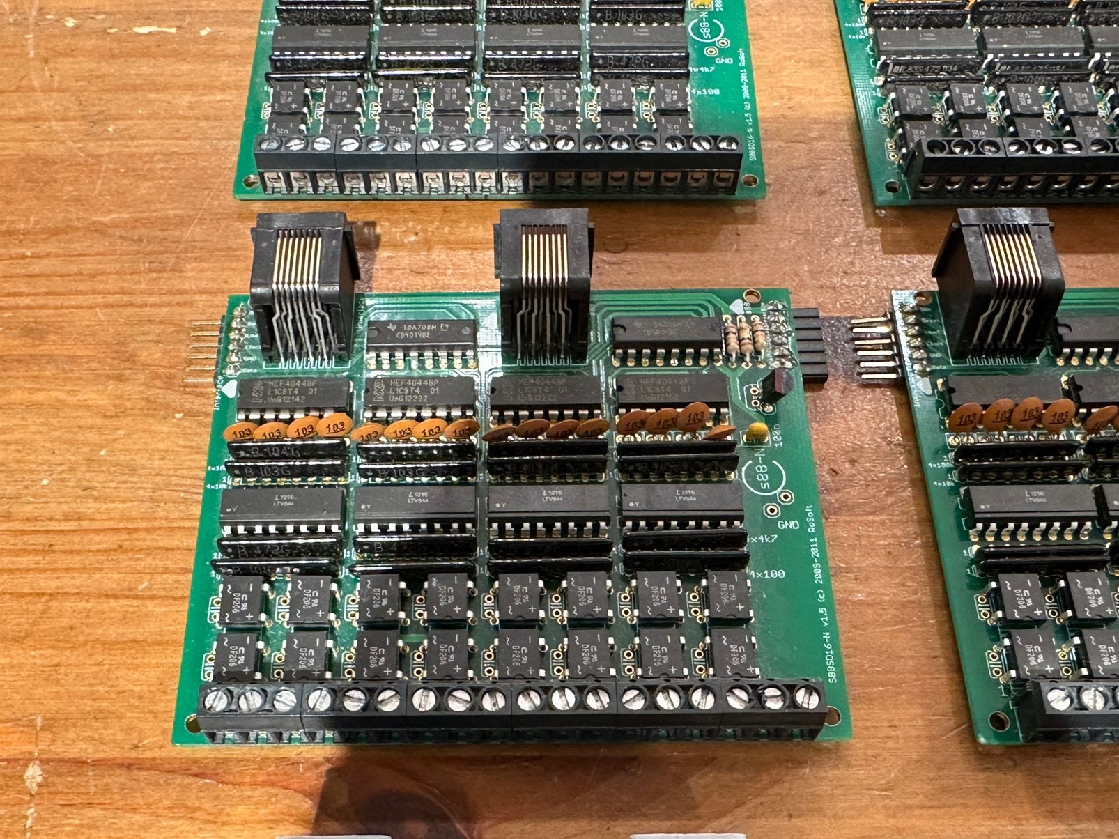 Rosoft 9 x S88SD16-n bezetmelder in prima staat, Overige merken, Gelijkstroom, -, -