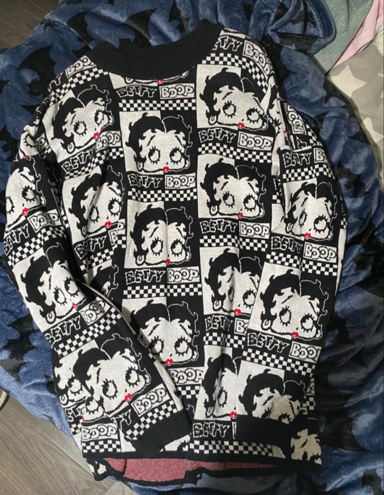 Dolls Kill x Betty Boop trui - Valt groter S/M, Kleding | Dames, Ophalen, Nieuw, Maat 36 (S), Zwart