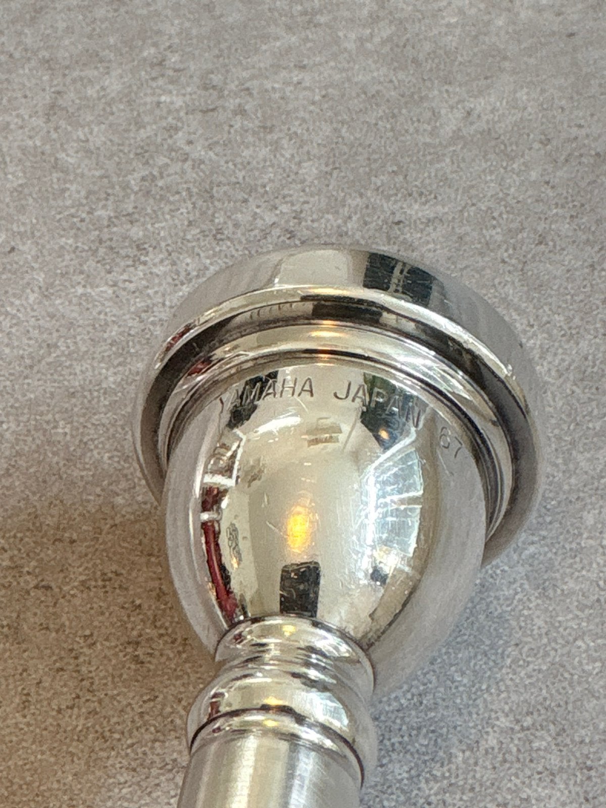 yamaha japan 67 tuba/sousafoon mondstuk, Ophalen of Verzenden, Zo goed als nieuw, Euphonium of Tenortuba