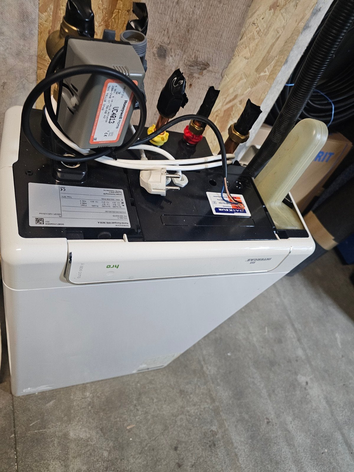 Intergas hre 36/30 bouwjaar 2021, Ophalen, Minder dan 60 cm, Cv-ketel of Combi-ketel, 30 tot 80 cm