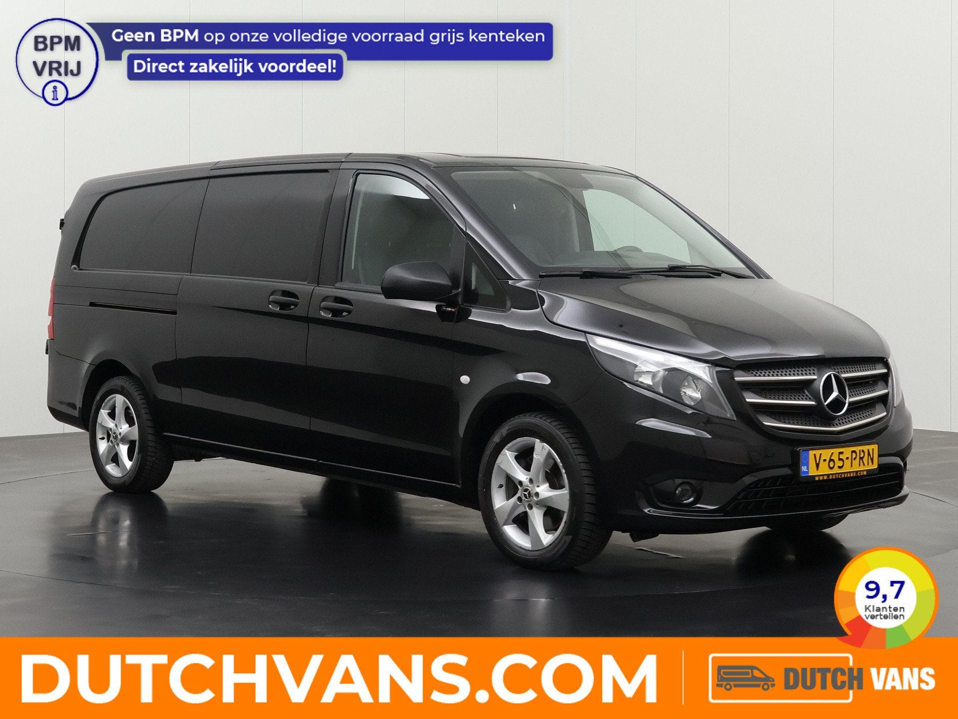 Mercedes-Benz Vito 119CDi Automaat XXLang | Leder | Navigati, Auto's, Automaat, Dealer onderhouden, Gebruikt, Diesel