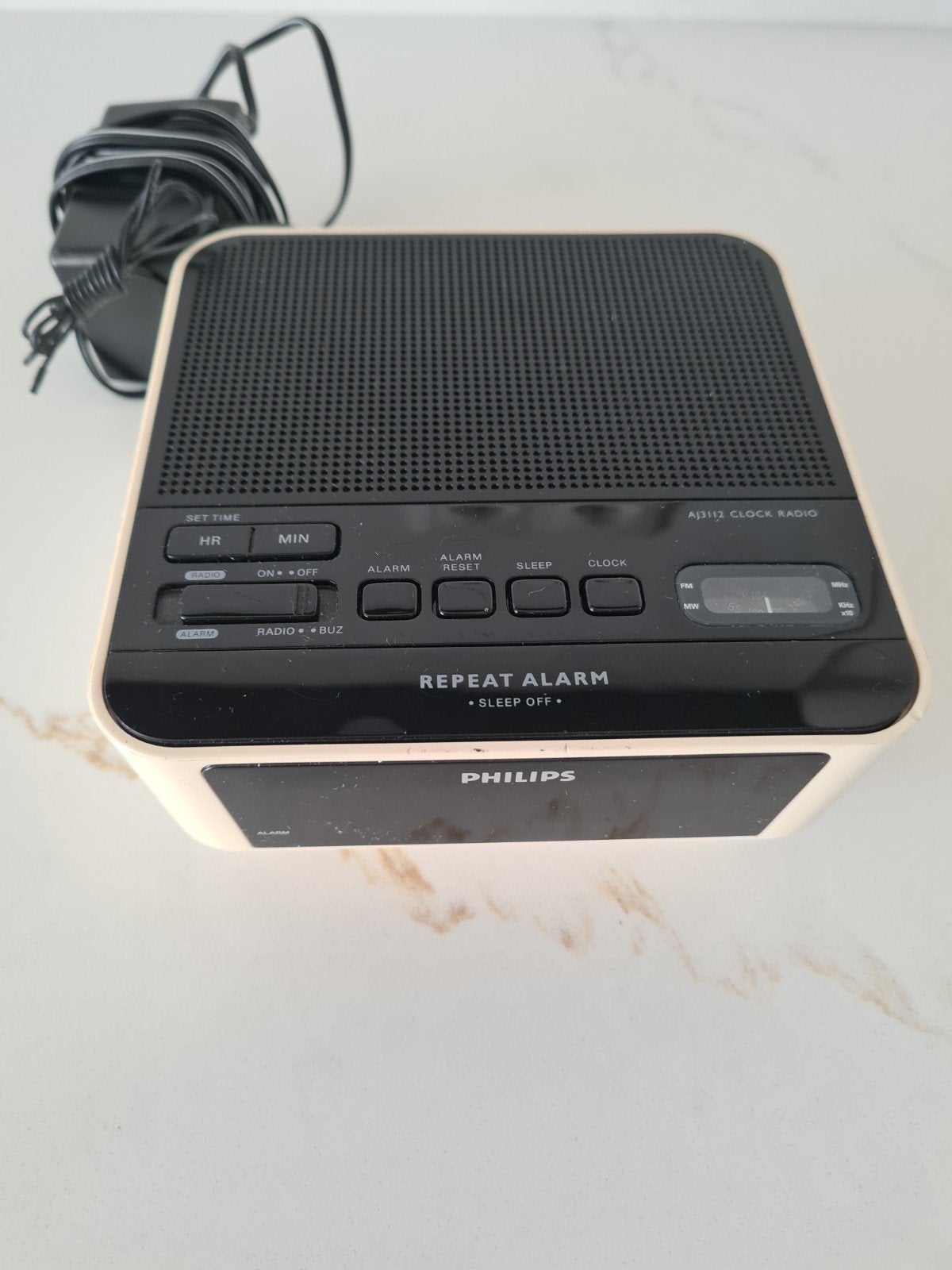 Philips AJ3112 Wekkerradio - Compact en Betrouwbaar, Audio, Tv en Foto, Radio's, Ophalen, Gebruikt, Radio
