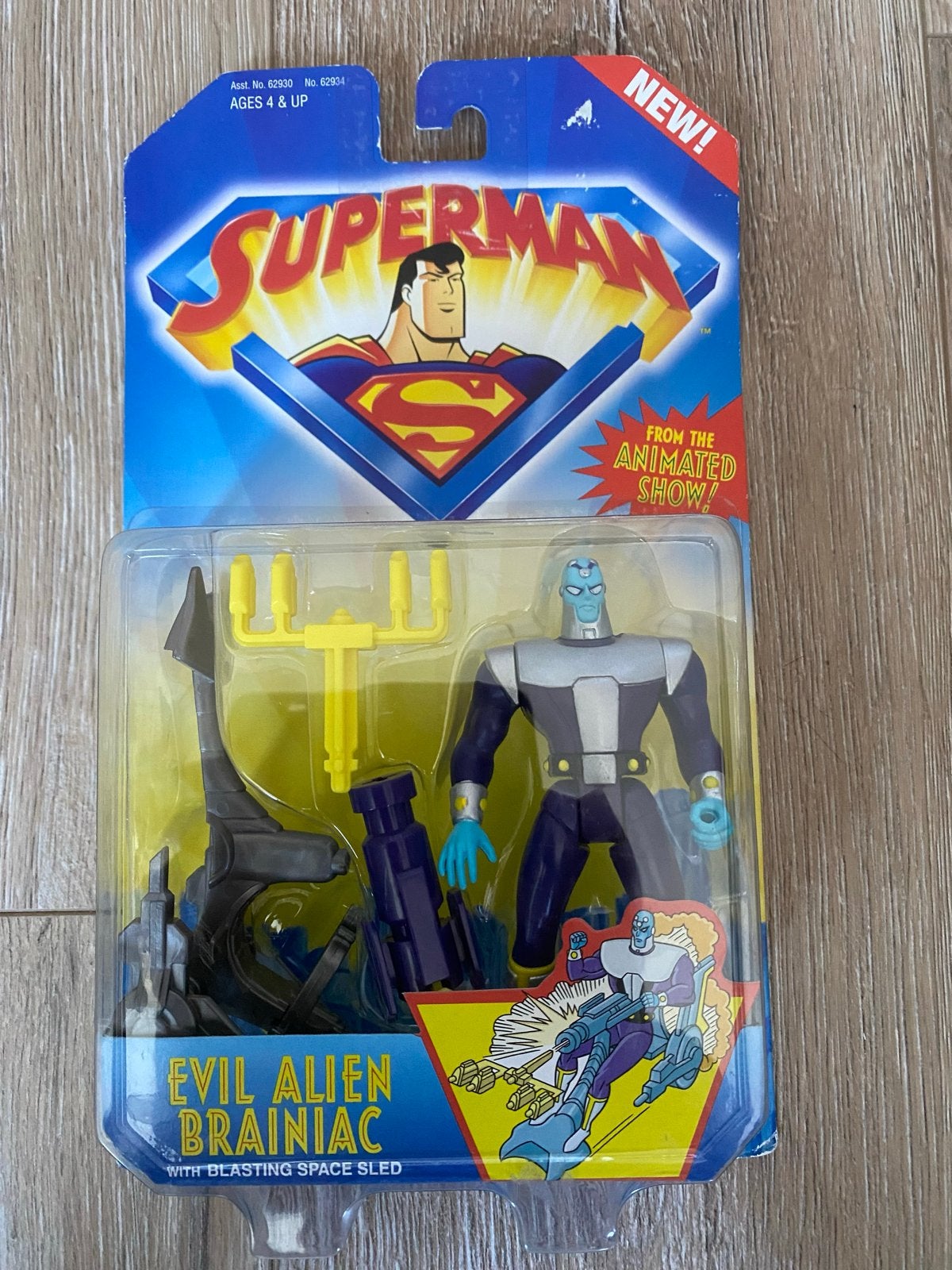 Superman Animated Series Evil Alien Brainiac Actiefiguur, Kinderen en Baby's, Speelgoed | Actiefiguren, Ophalen of Verzenden, Nieuw