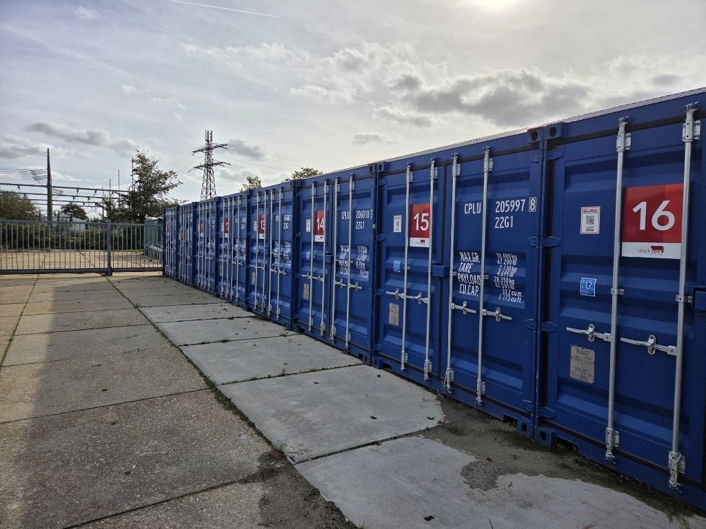 Te huur: 20ft Opslagcontainer in Dokkum, Ophalen of Verzenden, Dockbox, Info@dockboxopslag.nl, Holwerderweg 7 te Dokkum