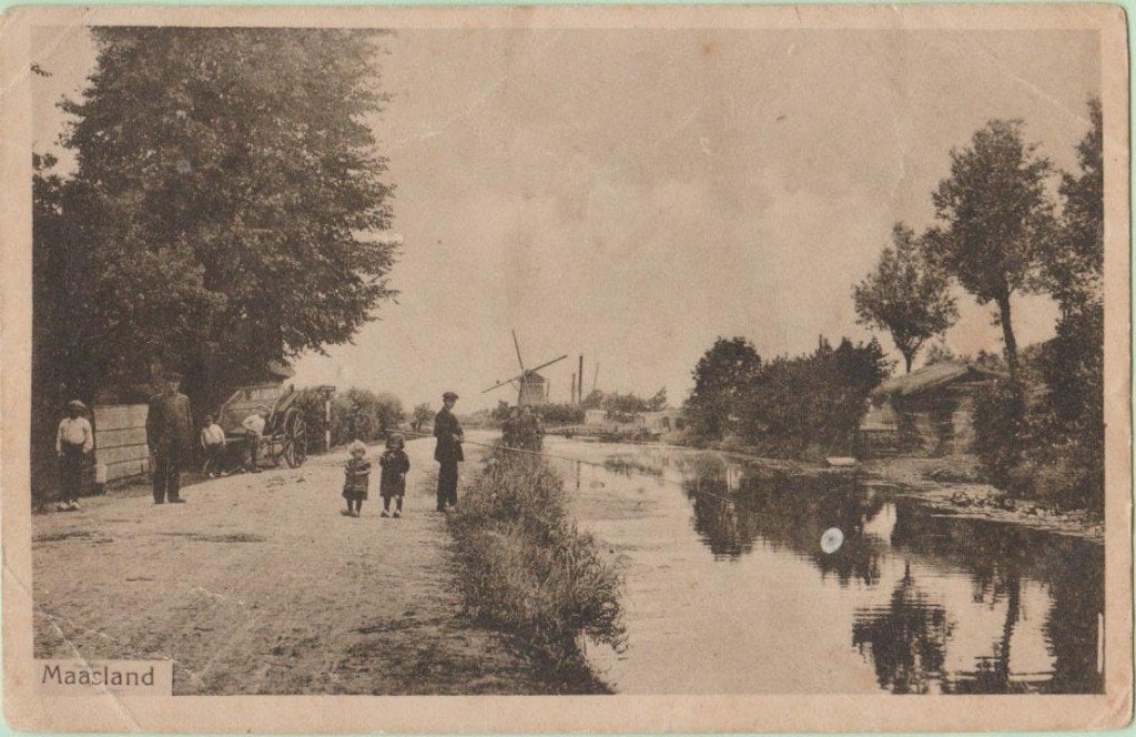 Maasland (ZH) ca. 1920, Ophalen, Voor 1920, Gelopen, Zuid-Holland