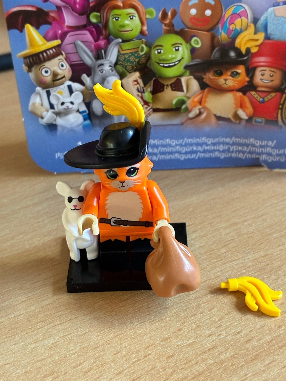 Lego Minifiguur Shrek: Gelaarsde Kat (Puss in Boots), Ophalen of Verzenden, Zo goed als nieuw, Lego