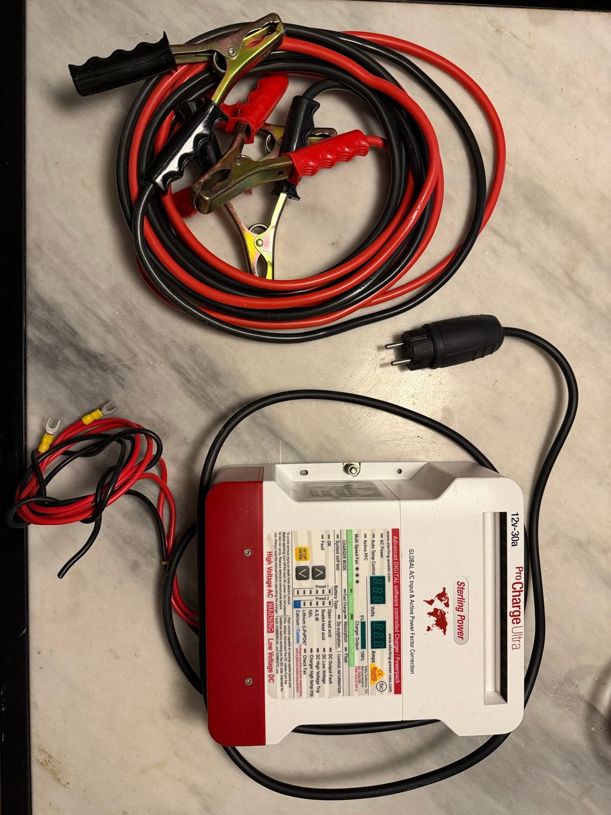 Acculader met startkabels - Sterling Power ProCharge Ultra, Gebruikt, Universele onderdelen