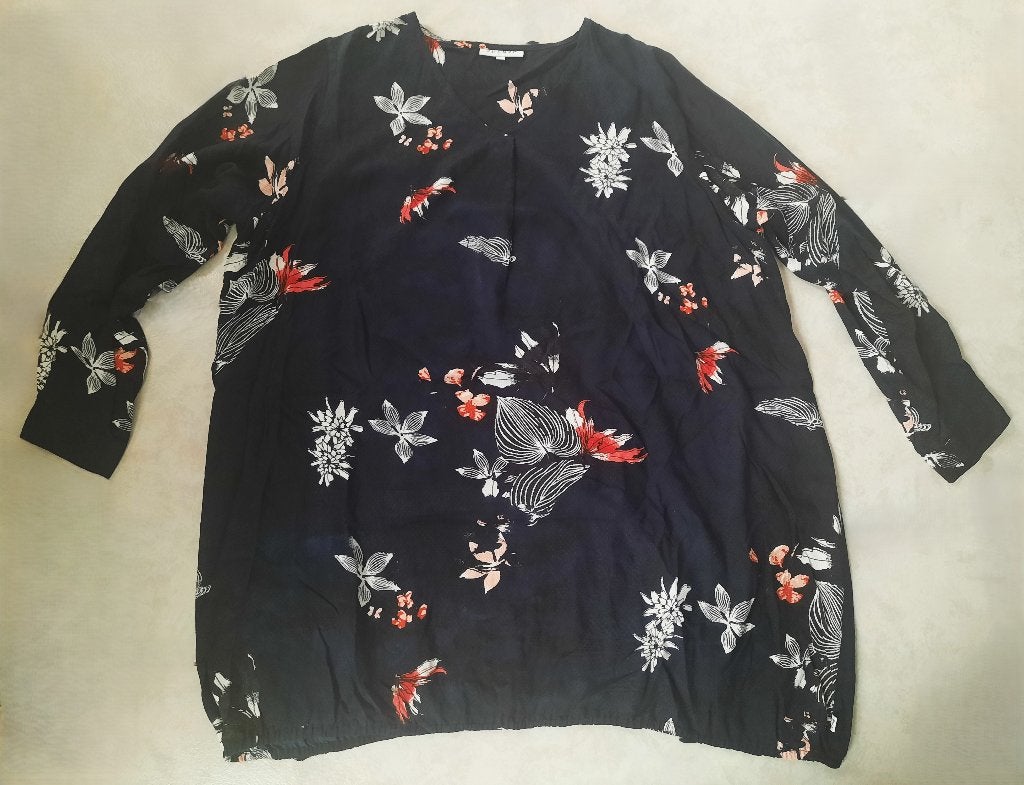 Zhenzi lange blouse / tuniek mt L = 50 - 52, Zhenzi, Blauw, Blouse of Tuniek, Ophalen of Verzenden