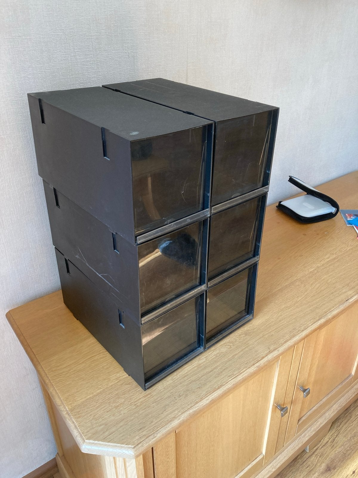 6 Stapelbare CD Opbergsystemen - Ruimte voor 120 CD's, Ophalen, Kunststof, Gebruikt, 75 tot 150 discs