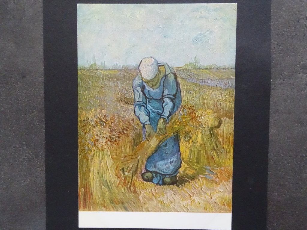 Vincent van Gogh / De Schovenbindster / Saint-Rémy 1889, Ophalen of Verzenden, Voor 1920, Ongelopen, Sterren en Beroemdheden
