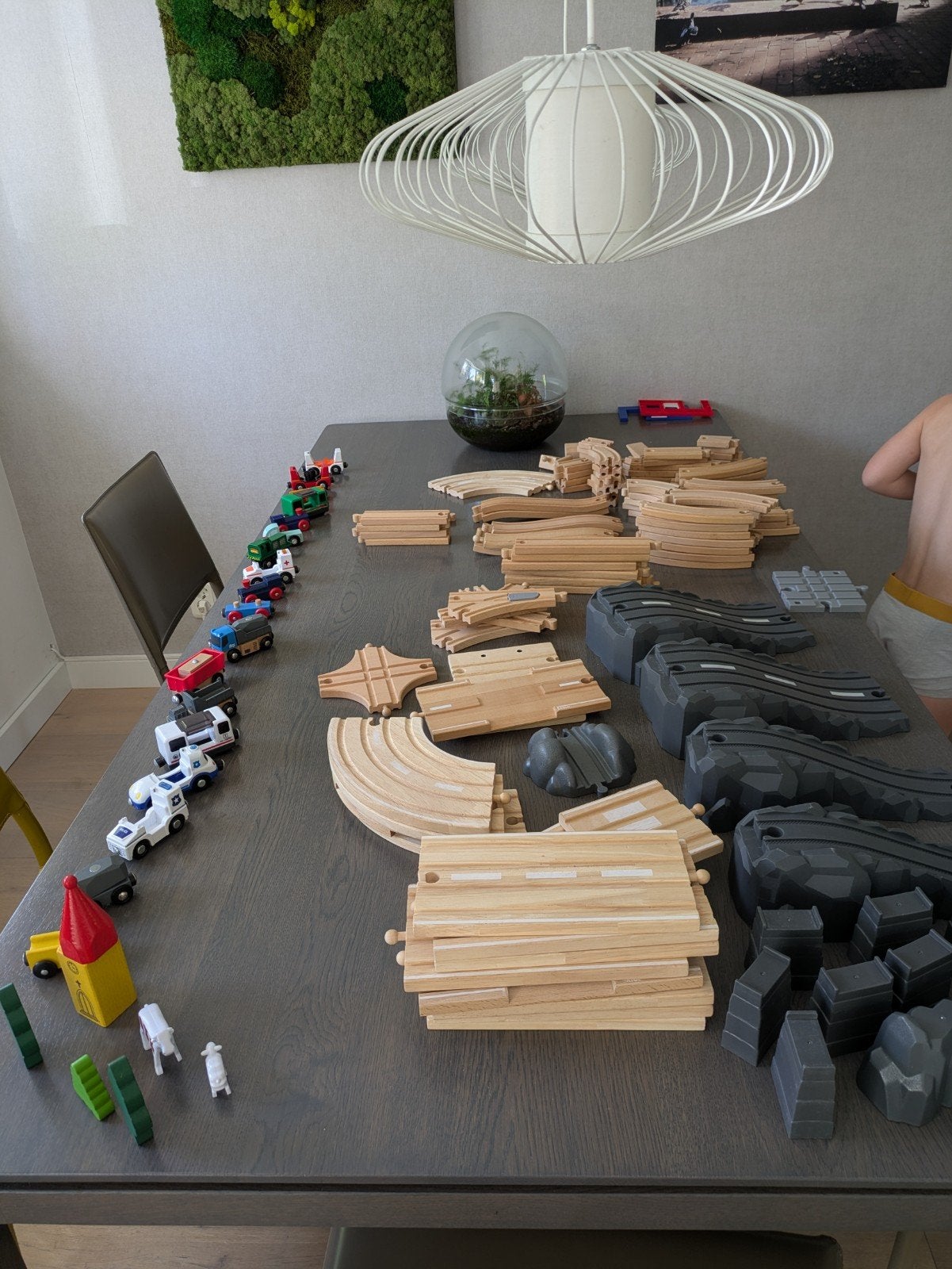 Treinrails, treinen en accessoires +200 stuks, Ophalen, Zo goed als nieuw, Overige typen