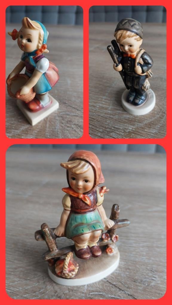 M.J. Goebel Hummel beeldjes tmk4 tmk6, Verzamelen, Beelden en Beeldjes, Ophalen of Verzenden, Zo goed als nieuw, Hummel