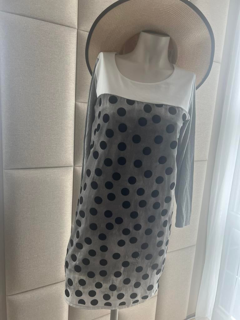 Lolita’s & L leuke jurk/ maat M, Maat 38/40 (M), Verzenden, Zo goed als nieuw, Grijs