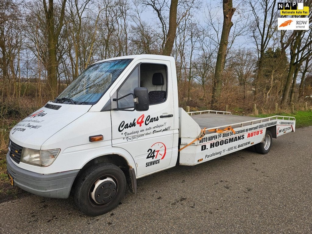 Mercedes-Benz 412 D Lang aluminium laadbak 1460 kilo Laadver, Gebruikt, 122 pk, Bedrijf, 2140 kg