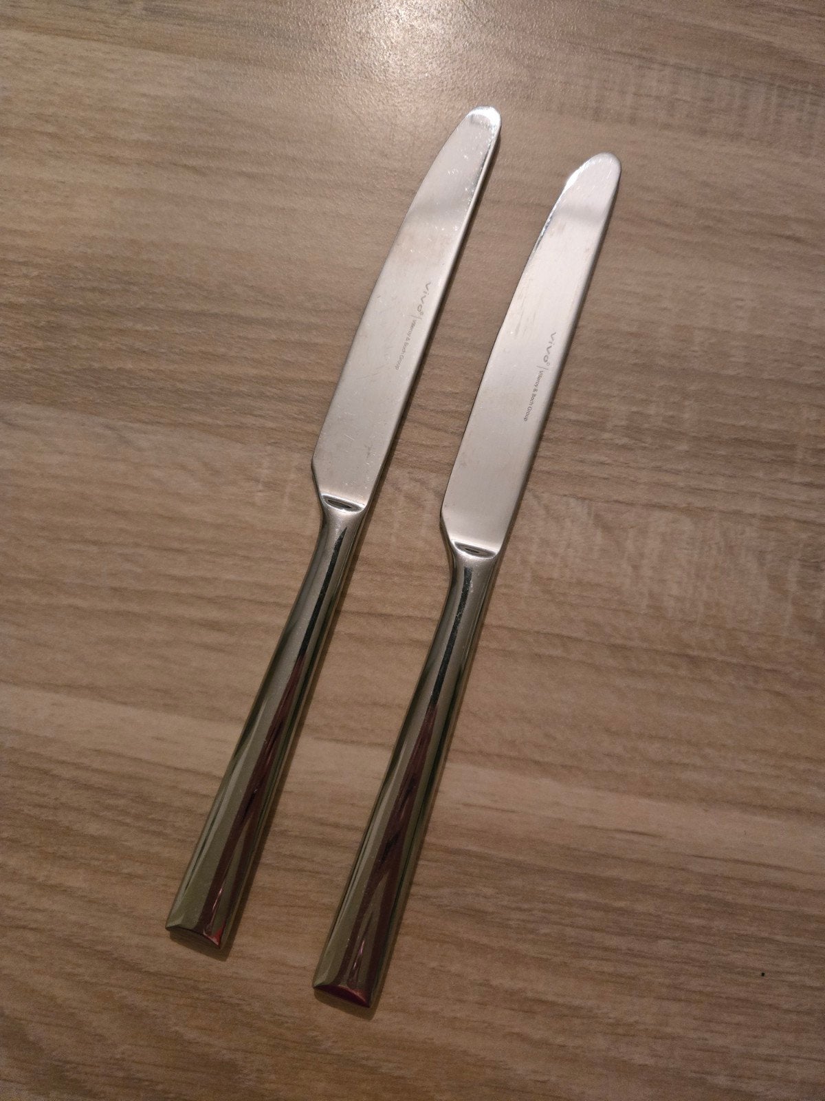 2x AH Vivo Dinermes / Tafelmes (Villeroy & Boch) – 23 cm, Ophalen of Verzenden