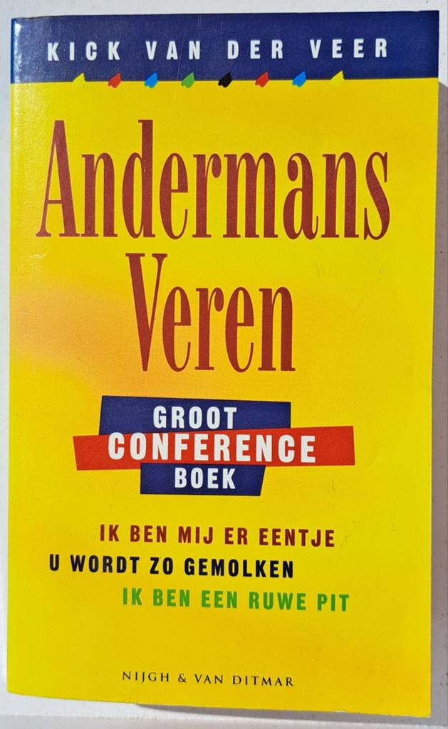 Andermans Veren - Groot Conference Boek - Kick van der Veer, Ophalen of Verzenden, Gelezen, Kick van der Veer, Cabaret