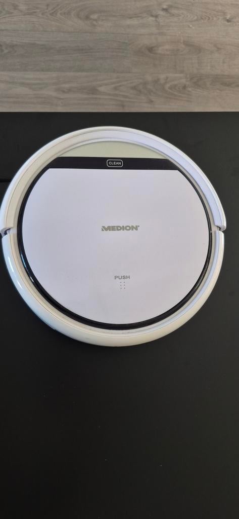 Medion robotstofzuiger - Goed werkend, accu minder, Witgoed en Apparatuur, Stofzuigers, Ophalen of Verzenden, Gebruikt, Reservoir