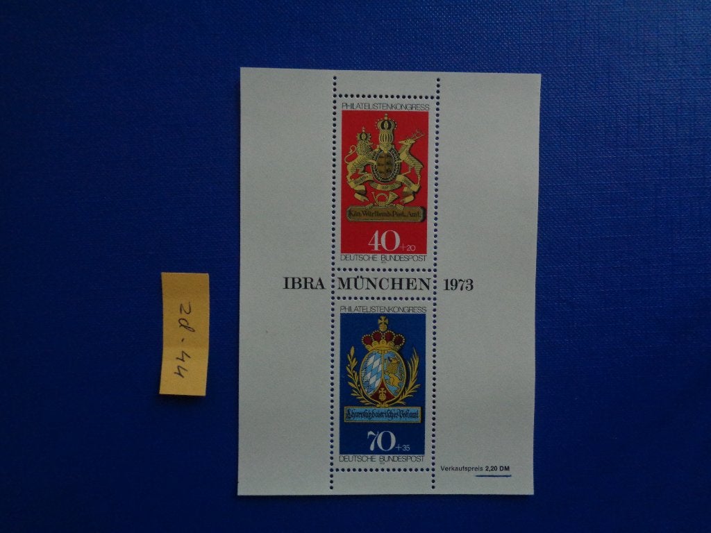brd - ibra munchen / postfris 1973 (zd-44), Ophalen of Verzenden, BRD, Postfris