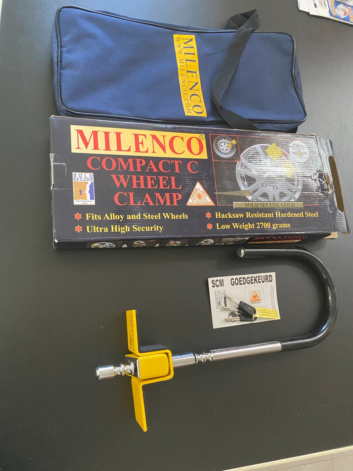 Milenco SCM Gekeurd Wielslot - Compact C, Ophalen of Verzenden, Nieuw