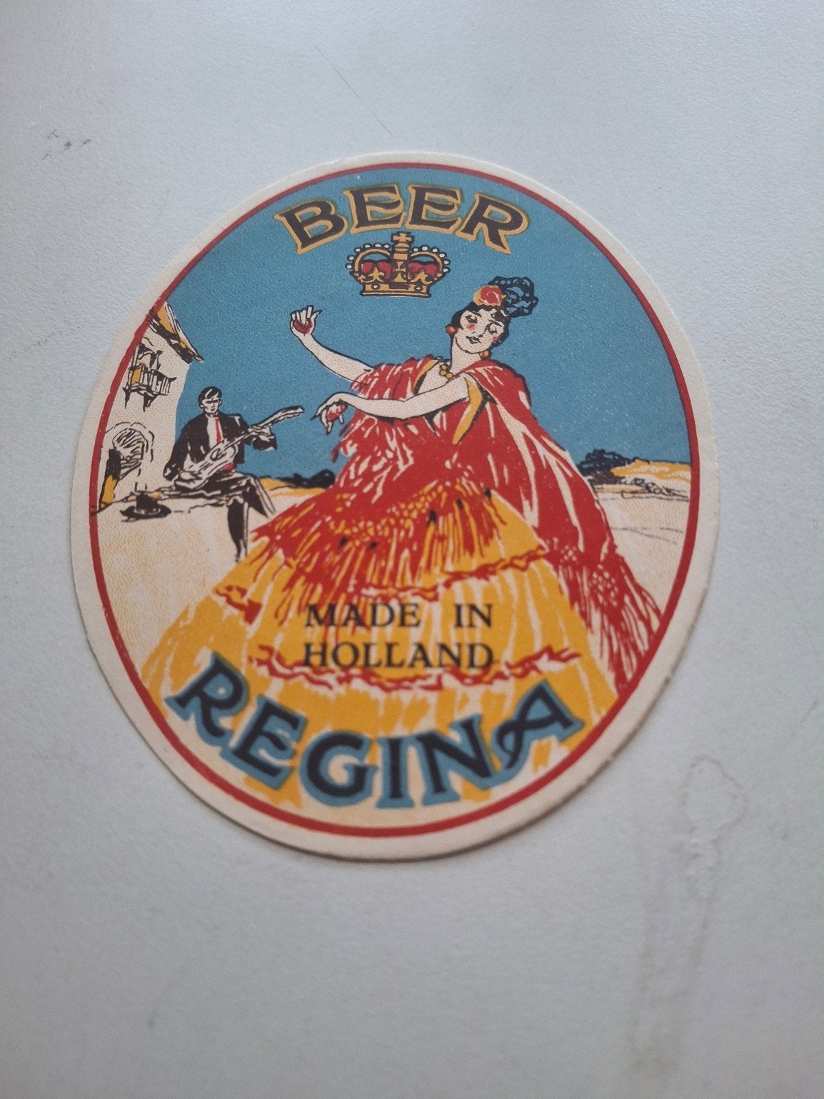 Etiket Phoenix brij Amersfoort., Verzamelen, Ophalen of Verzenden, Zo goed als nieuw, Overige typen, Overige merken