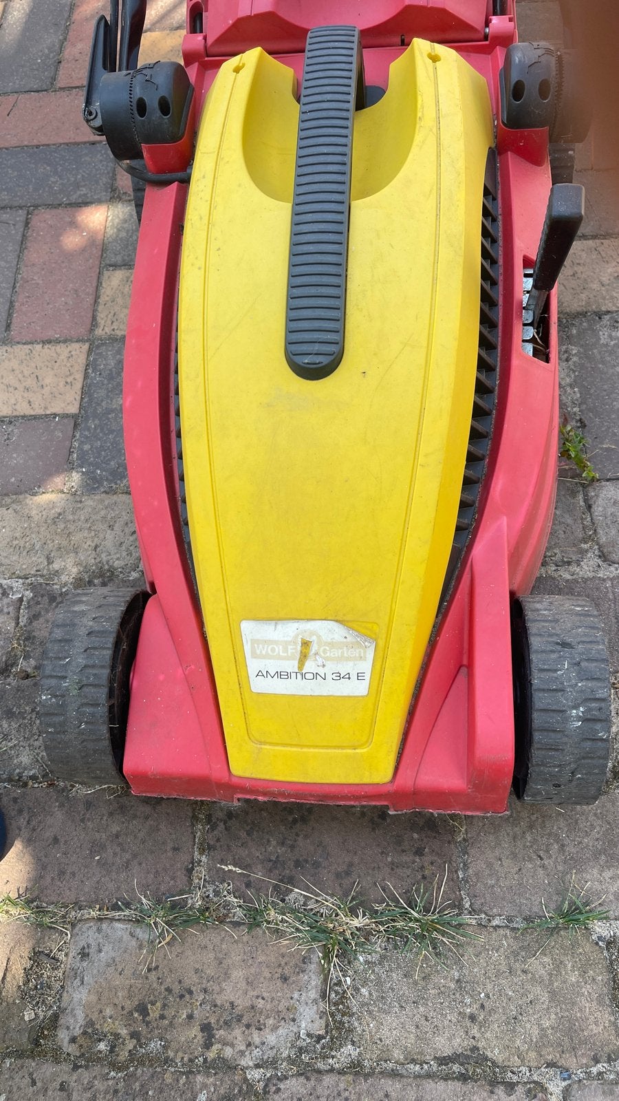 Wolf-Garten Ambition 34 E Elektrische Grasmaaier, Ophalen, Cirkelmaaier, Gebruikt, Elektrische grasmaaier