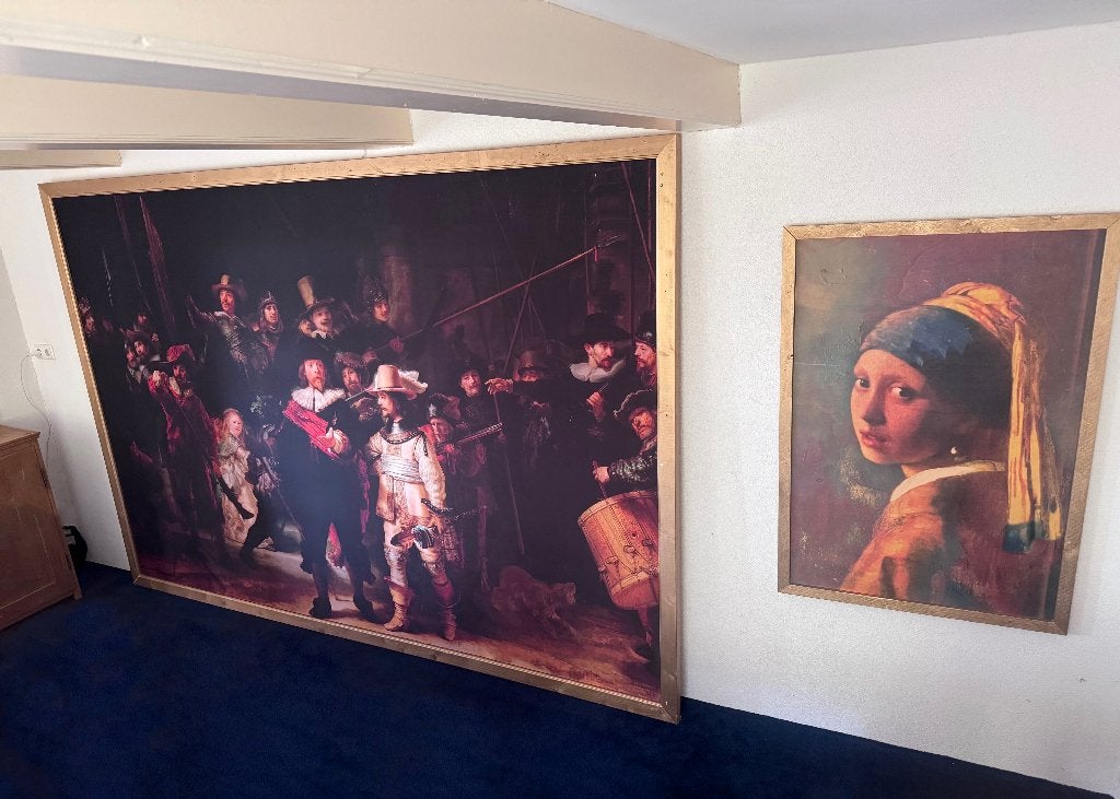 Nachtwacht 2 x 3 meter op doek, Huis en Inrichting, Woonaccessoires | Schilderijen, Tekeningen en Foto's, Ophalen, Gebruikt, 125 cm of meer