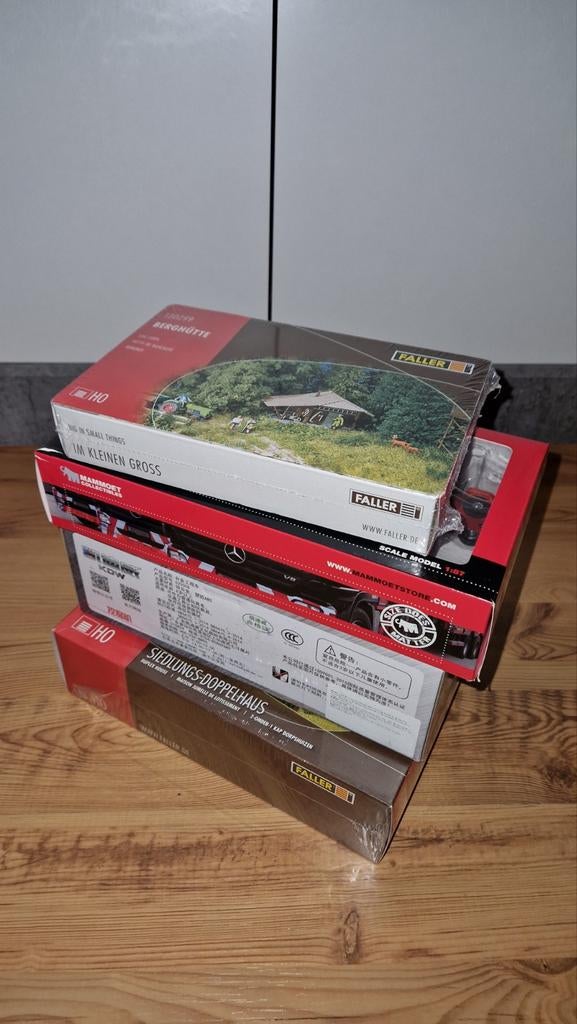 Miniatuur 1:87 Voertuigen en Gebouwen, 1:50 of kleiner, Overige typen, Nieuw, Ophalen