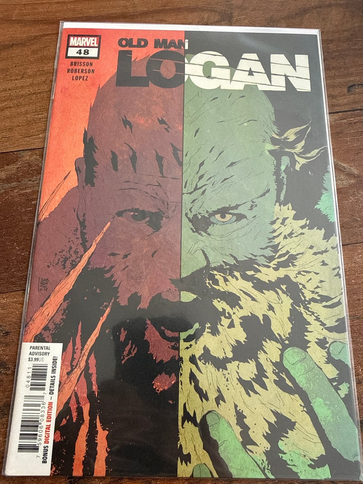 Old Man Logan #48 Marvel Comic - Brisson Roberson Lopez, Eén comic, Ophalen of Verzenden, Nieuw, Amerika