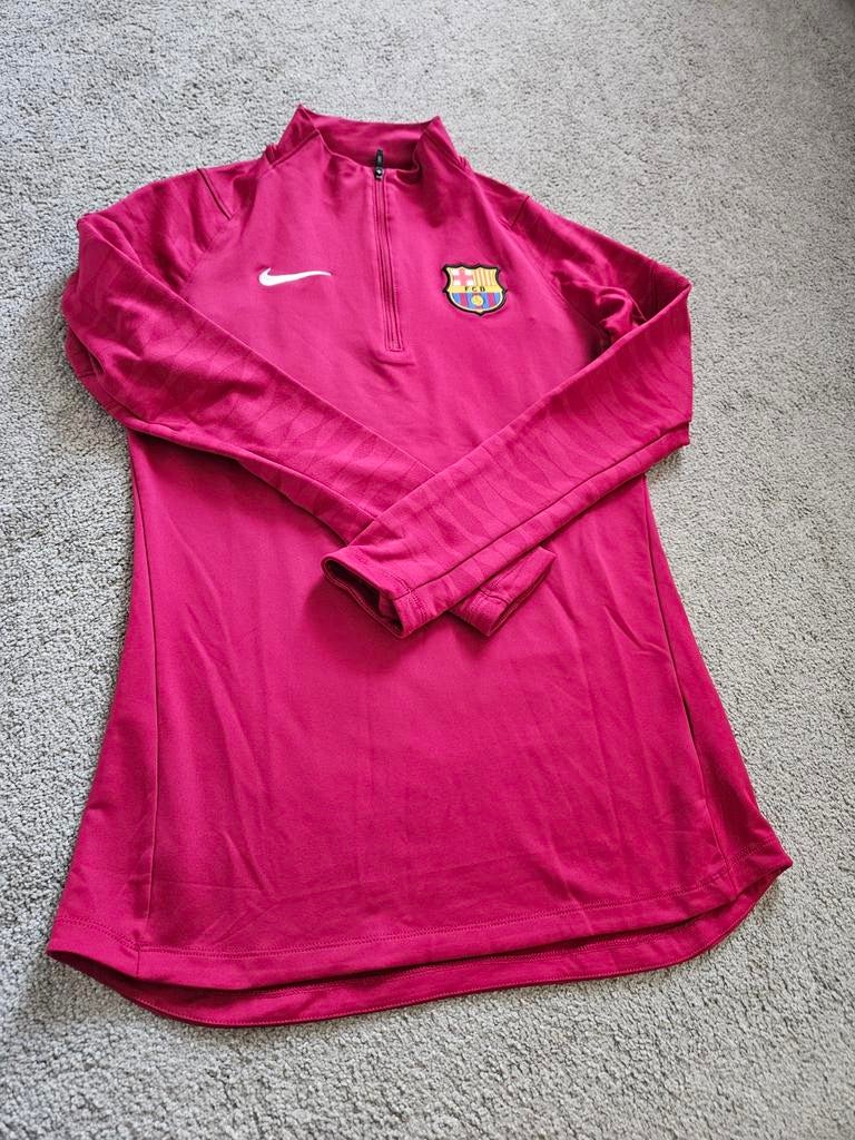 FC Barcelona Trainingsshirt maat S- Rood Nike Dri-FIT, Ophalen of Verzenden, Zo goed als nieuw, Roze, Overige typen