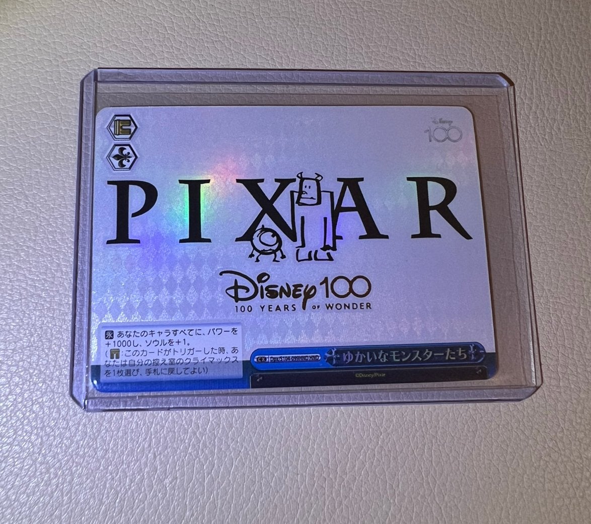 Tcg Disney 100 Celebration Pixar Weiss Schwarz Kaart, Verzamelen, Disney, Ophalen of Verzenden, Overige figuren, Zo goed als nieuw