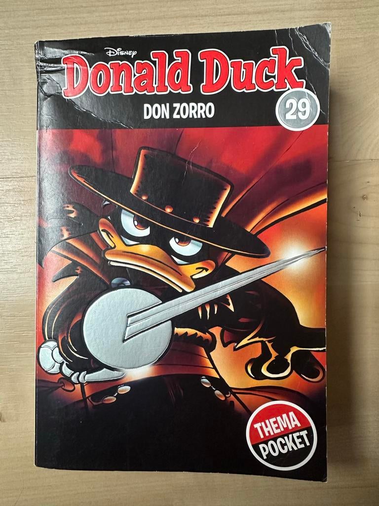 Donald Duck Thema Pocket 29 - Don Zorro, Eén stripboek, Ophalen of Verzenden, Gelezen