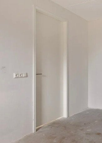 Witte Binnendeur - Met kozijn Svedex, Doe-het-zelf en Verbouw, Deuren en Horren, Ophalen, 80 tot 100 cm, Binnendeur, Zo goed als nieuw