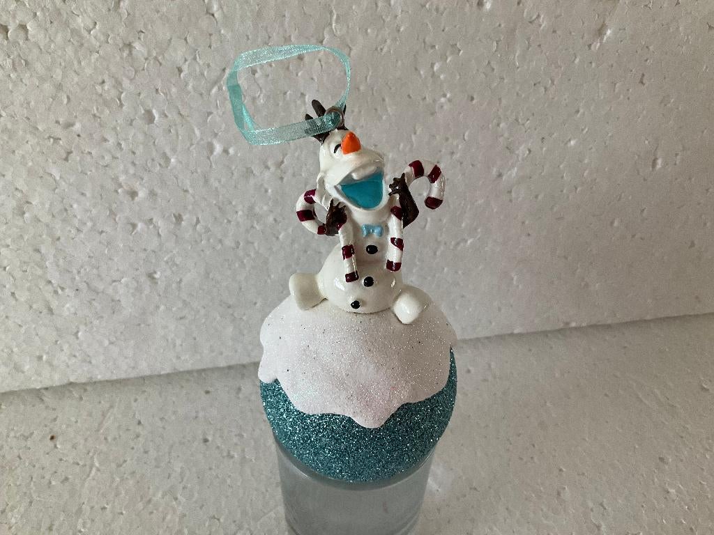 Disney Frozen - kerstbal - ornament op bal - olaf 3, Verzamelen, Disney, Ophalen of Verzenden, Overige figuren, Zo goed als nieuw
