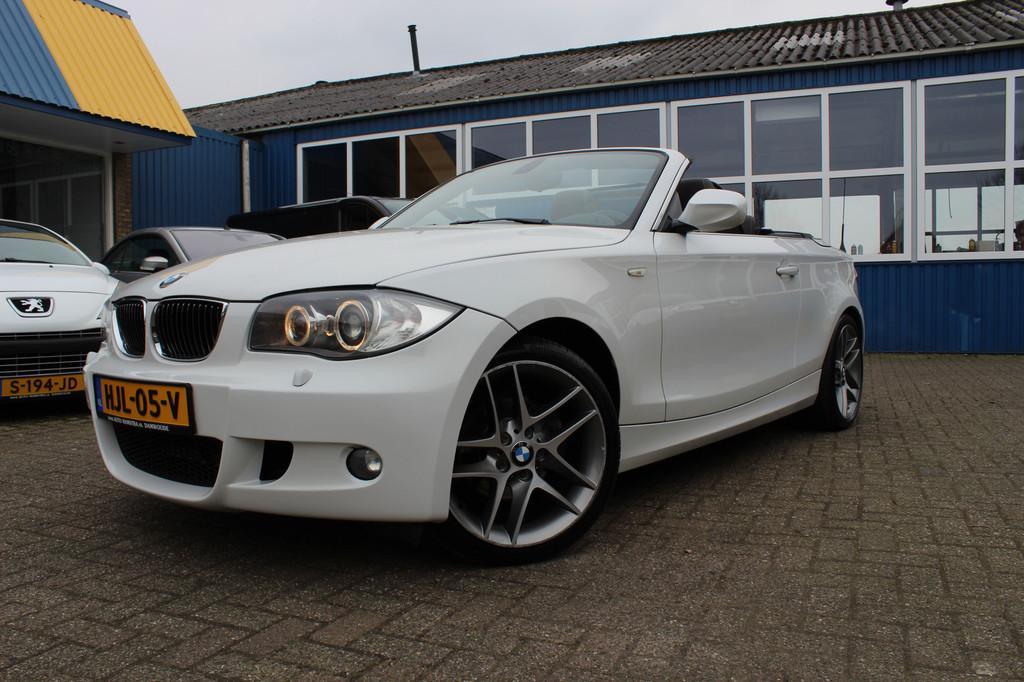 BMW 1 Serie Cabrio 118i "Limited Edition" Xenon - Leder - Au, Auto's, BMW, Euro 5, Achterwielaandrijving, Cabriolet, Wit