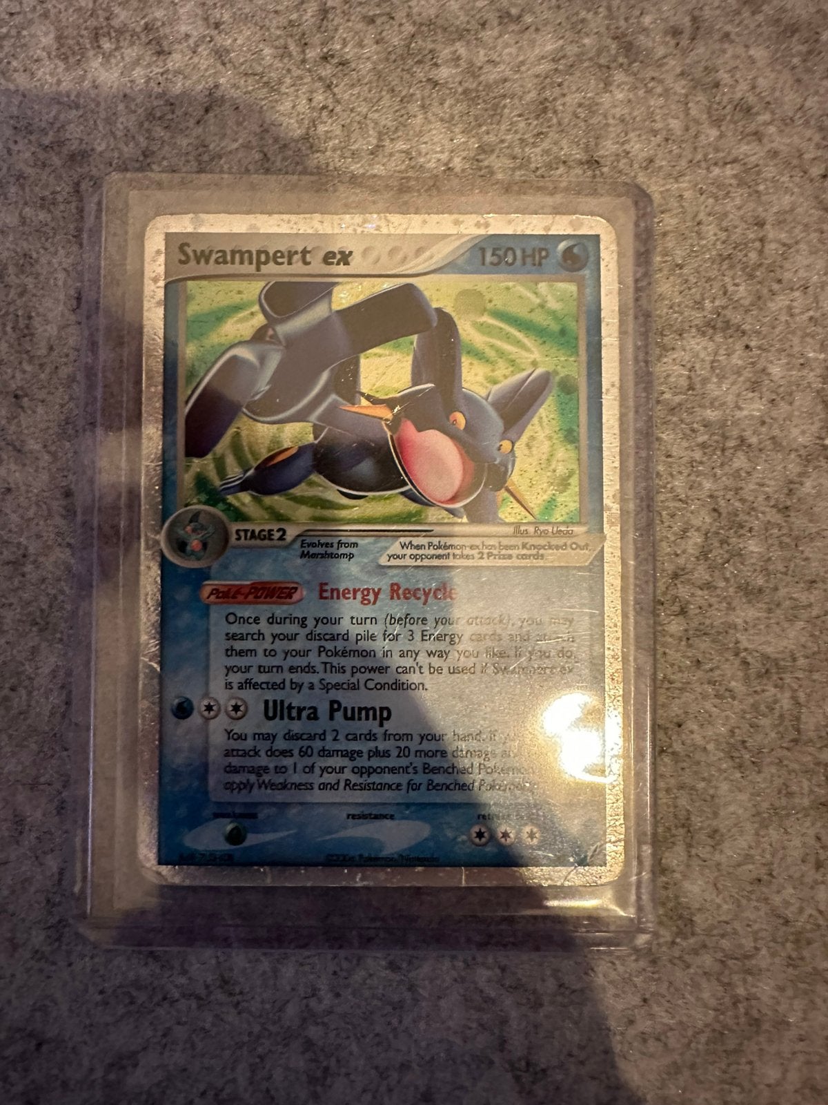 Pokemon Swampert ex, Ophalen of Verzenden, Gebruikt