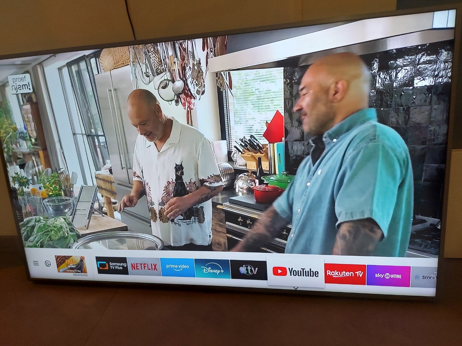 groot Samsung Qled 4k UHD Smart TV 55 inch, Audio, Tv en Foto, Televisies, Ophalen, Zo goed als nieuw, 100 cm of meer, Samsung