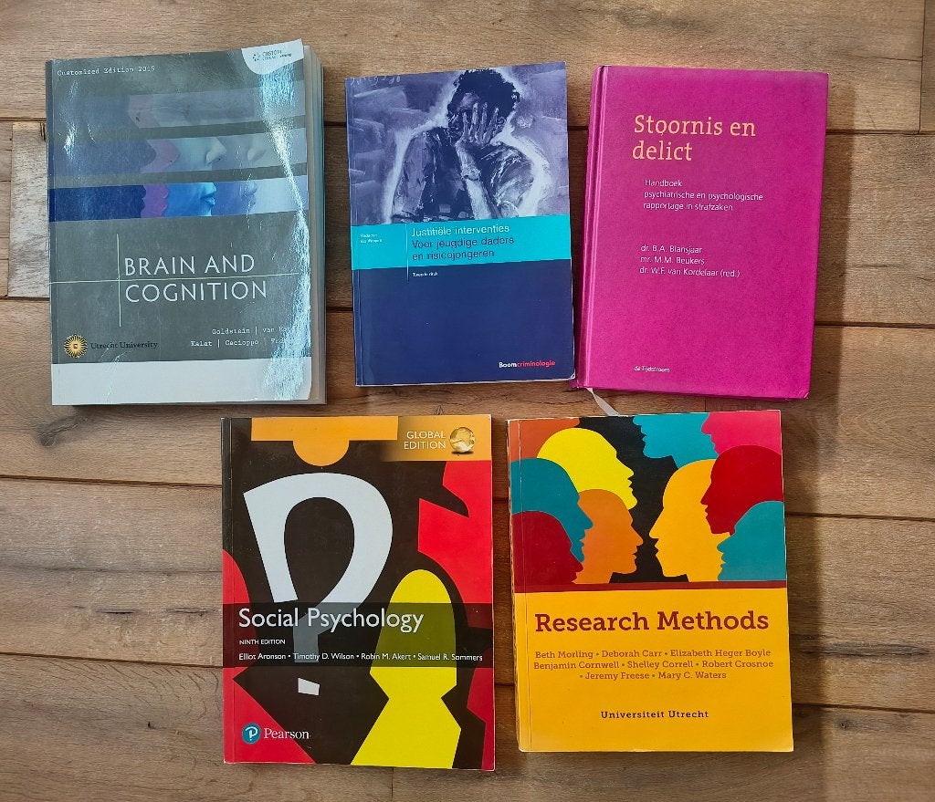 Studieboeken psychologie, Diverse auteurs, Ophalen of Verzenden, Gamma, WO