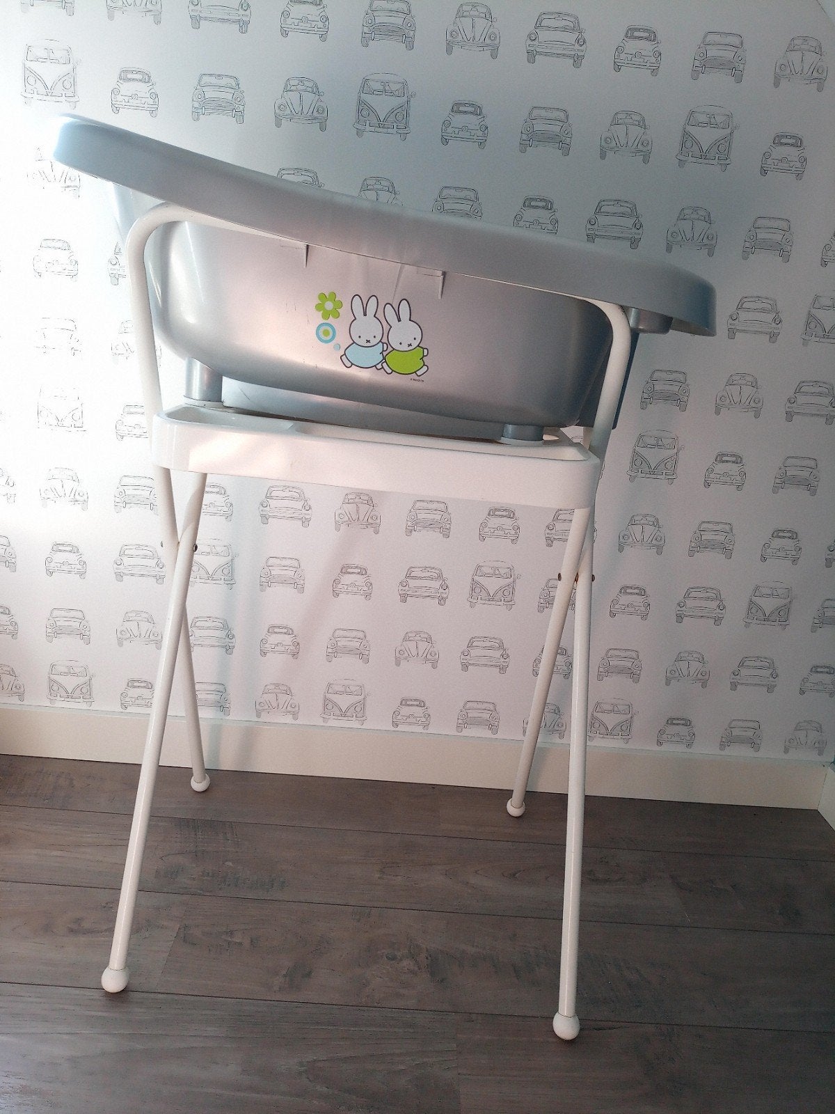 badje, met standaard, Kinderen en Baby's, Badjes en Verzorging, Ophalen, Gebruikt, Badje, Bébé-jou