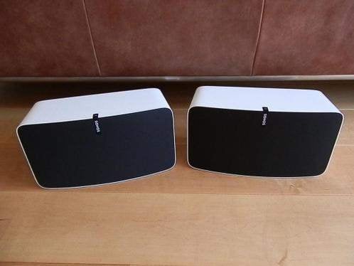 2x Sonos Play 5 gen. 2 (wit)., Ophalen, Stereo speakers, Geschikt voor surround/home cinema, Zo goed als nieuw