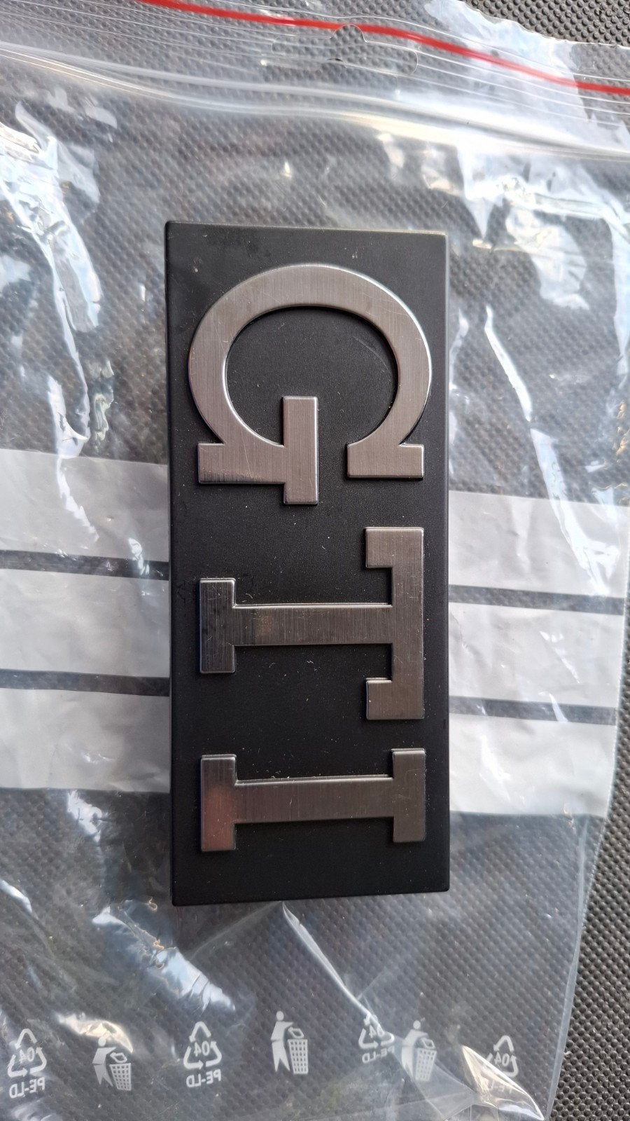 embleem logo Golf  1 en 2 GTI mk1 en vroege mk2, Ophalen of Verzenden, Nieuw