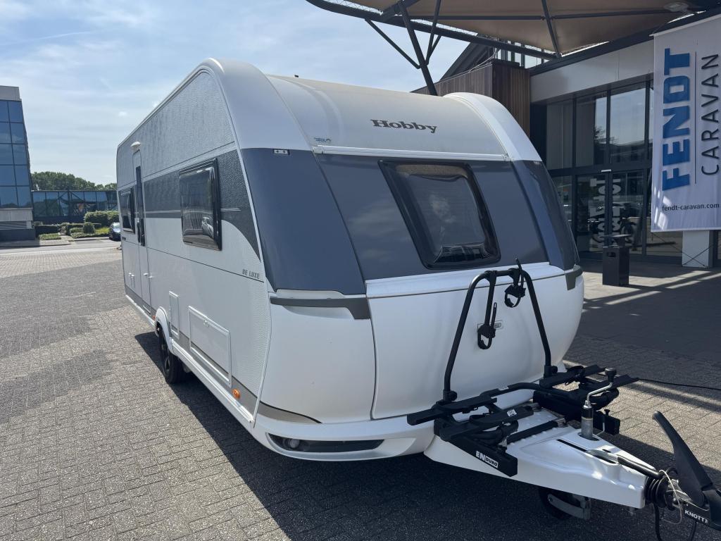 Hobby De Luxe 540 UL 2023 MOVER + VOORTENT!!!!, Caravans en Kamperen, Caravans, Schokbreker, Standaardzit, Hobby, Overige typen