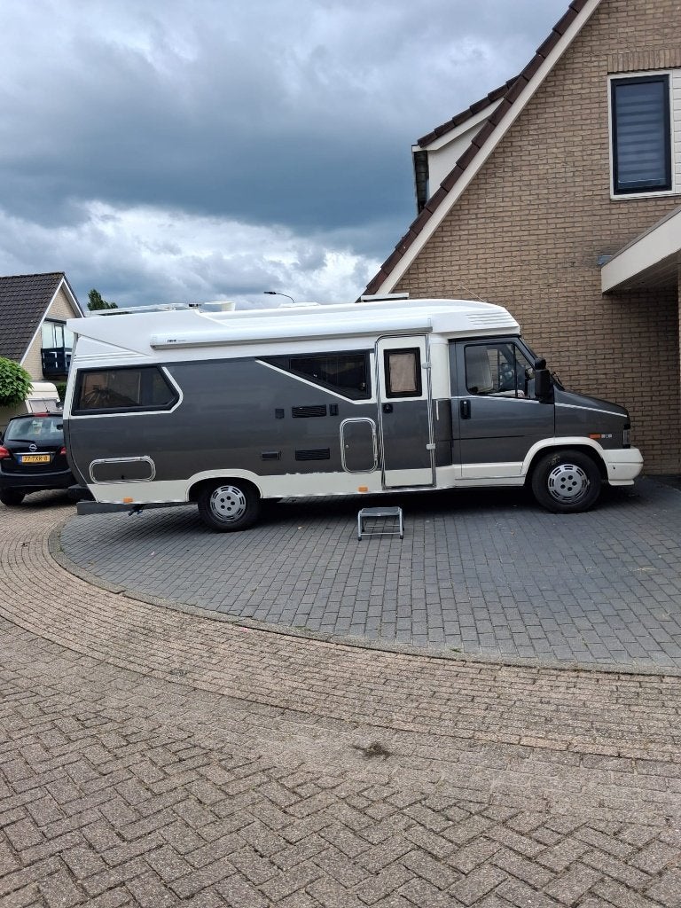 Cult-klassieker: Hobby 600 camper (Fiat 290L) | APK t/m 2028, Chemisch toilet, Fiat, Hobby, 6 tot 7 meter