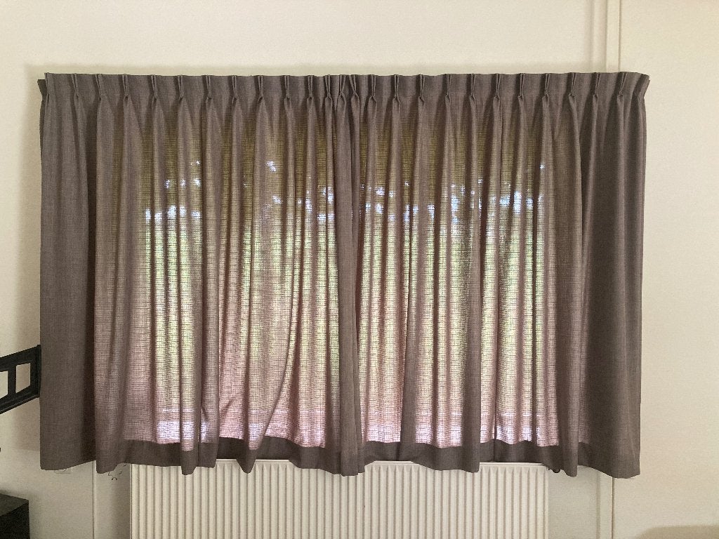 Gordijnen 260x160 cm met rails, Ophalen, Gebruikt, 260 cm, Gordijn